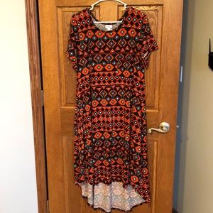 Lularoe XL Tribal Print Carl Dress NWOT